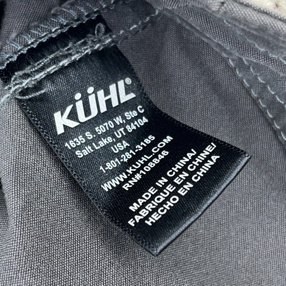 Kuhl Shorts Women Size 8 Gray Cargo Renegade Hiking Camping Outdoor Ladies‎ - Picture 4 of 16
